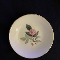 Vtg Wedgwood Hathaway Rose Bone China Porcelain 4" Coaster Small Saucer Plate