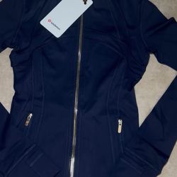Blue Lululemon define jacket size 2 brand new