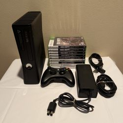 XBOX 360 Console W/ 9 Games
