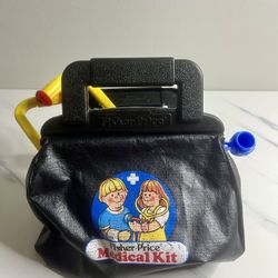 Vintage 1987 Fisher-Price Medical Kit W/ 2 Items