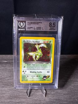 Rocket’s Scyther Holo BGS 8.5