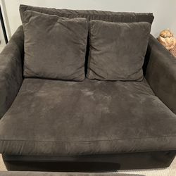 Crate & Barrel Chair And Ottoman Thumbnail