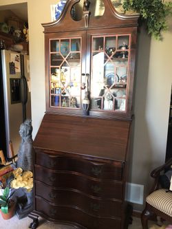 Antique cherry secretary
