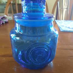 WHEATON Cobalt Blue Jar
