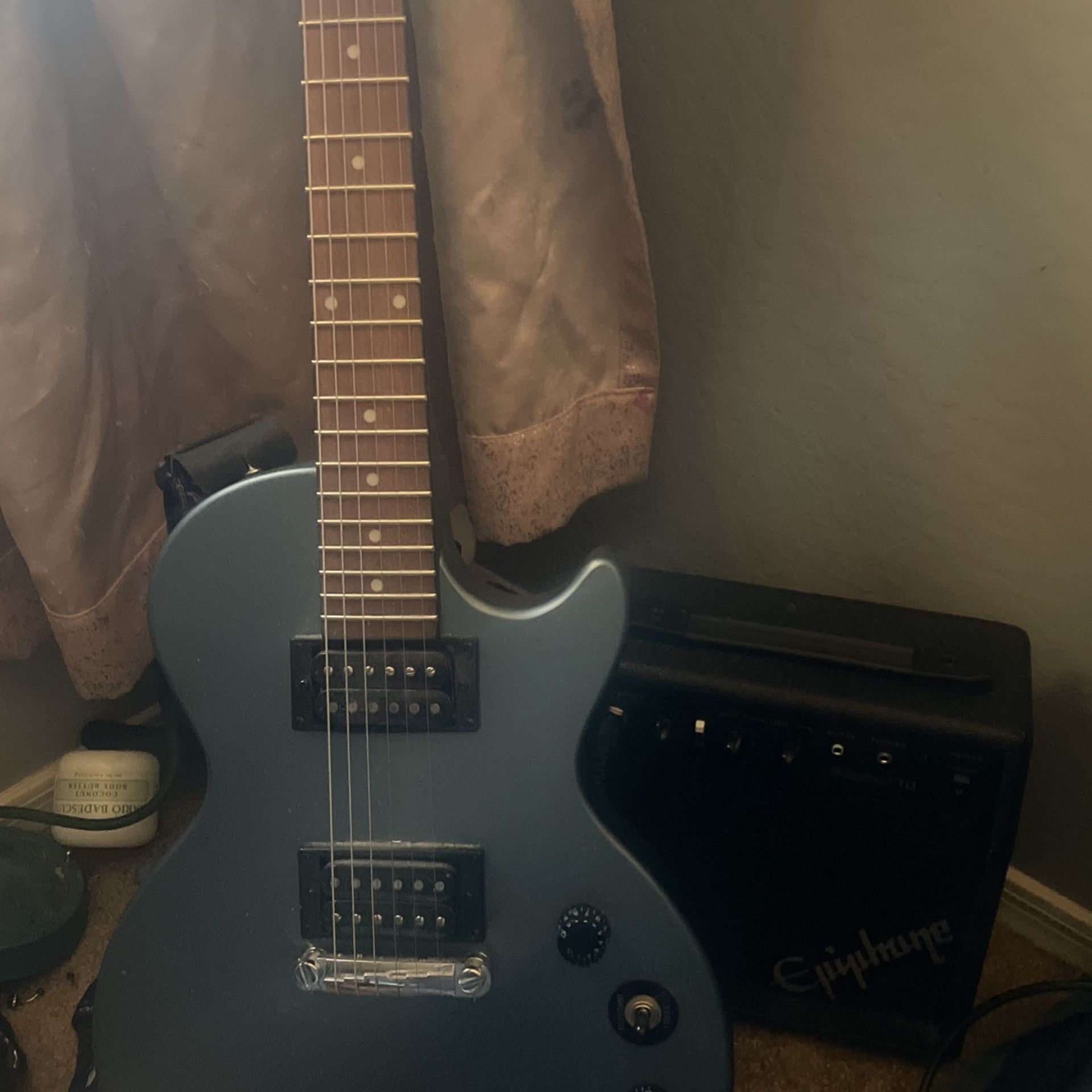 Epiphone, Blue, Electric Guitar 