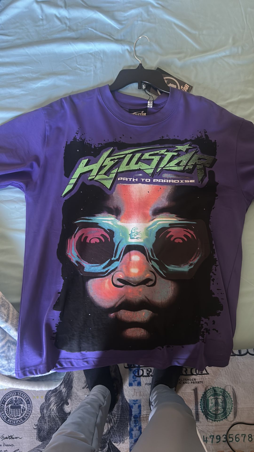 Hellstar purple shirt size M