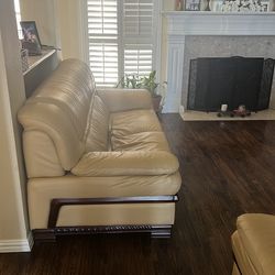 Leather Sofa Set