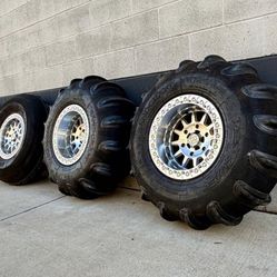 Rines con llantas de palleta sand raft y tensor para Tu RZR  CAN AM KAWASAKI SPEED ITV HONDA YAMAHA CFMOTO SEGWAY UTV SXS (Financiamos)