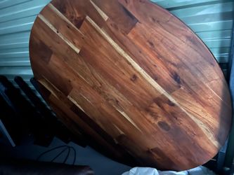 Dining table with soft leather seats