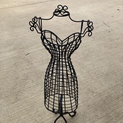  Black Dress Mannequin Jewelry Tree