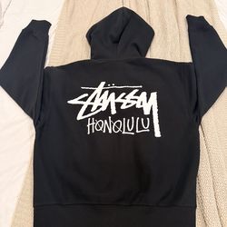 Stussy Honolulu Zip Black Small