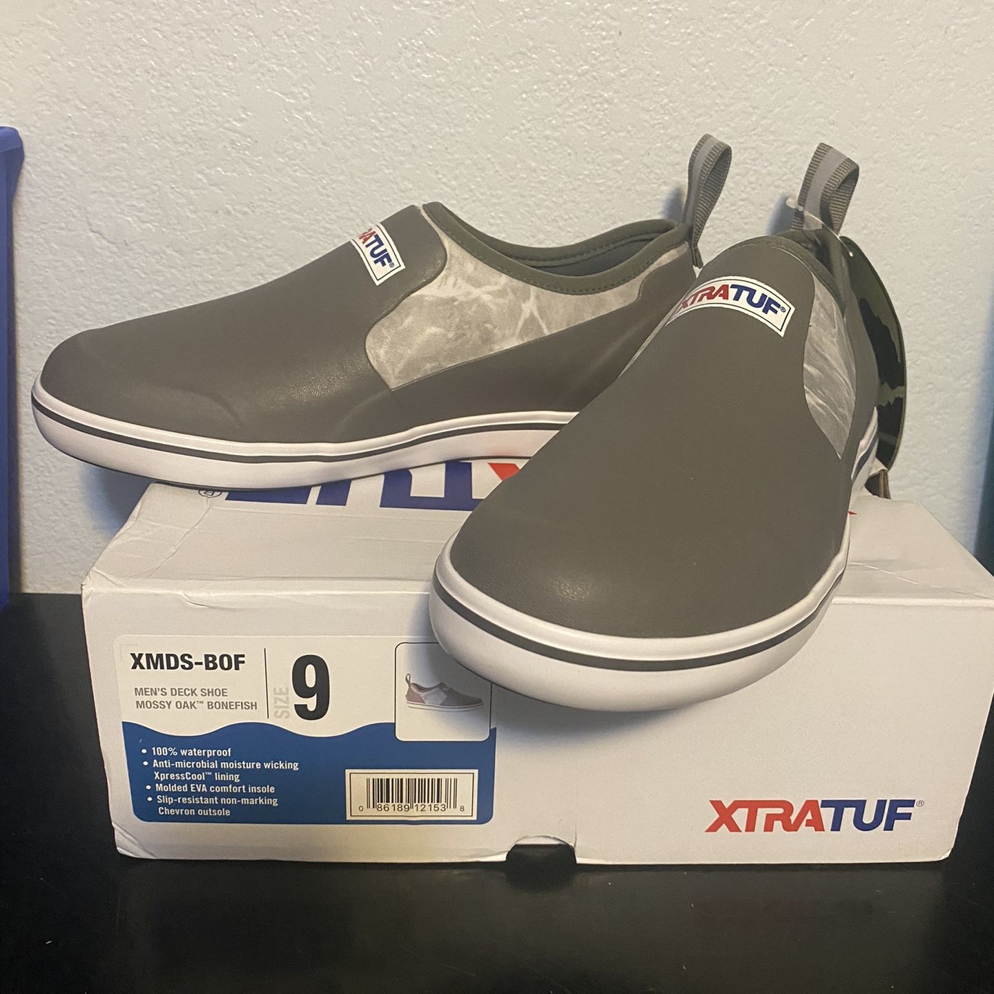 Xtratuf Deck Shoes Mens Size 9 Mossy Oak Bonefish Gray Boots for Sale in Norwalk CA OfferUp