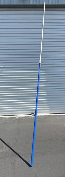 16ft aluminum telescoping pool pole.