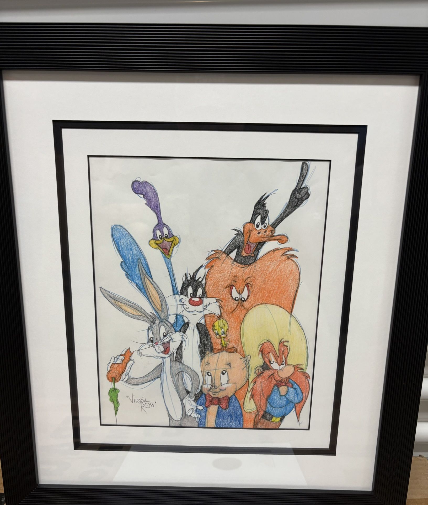 Virgil Ross Authentic Drawing