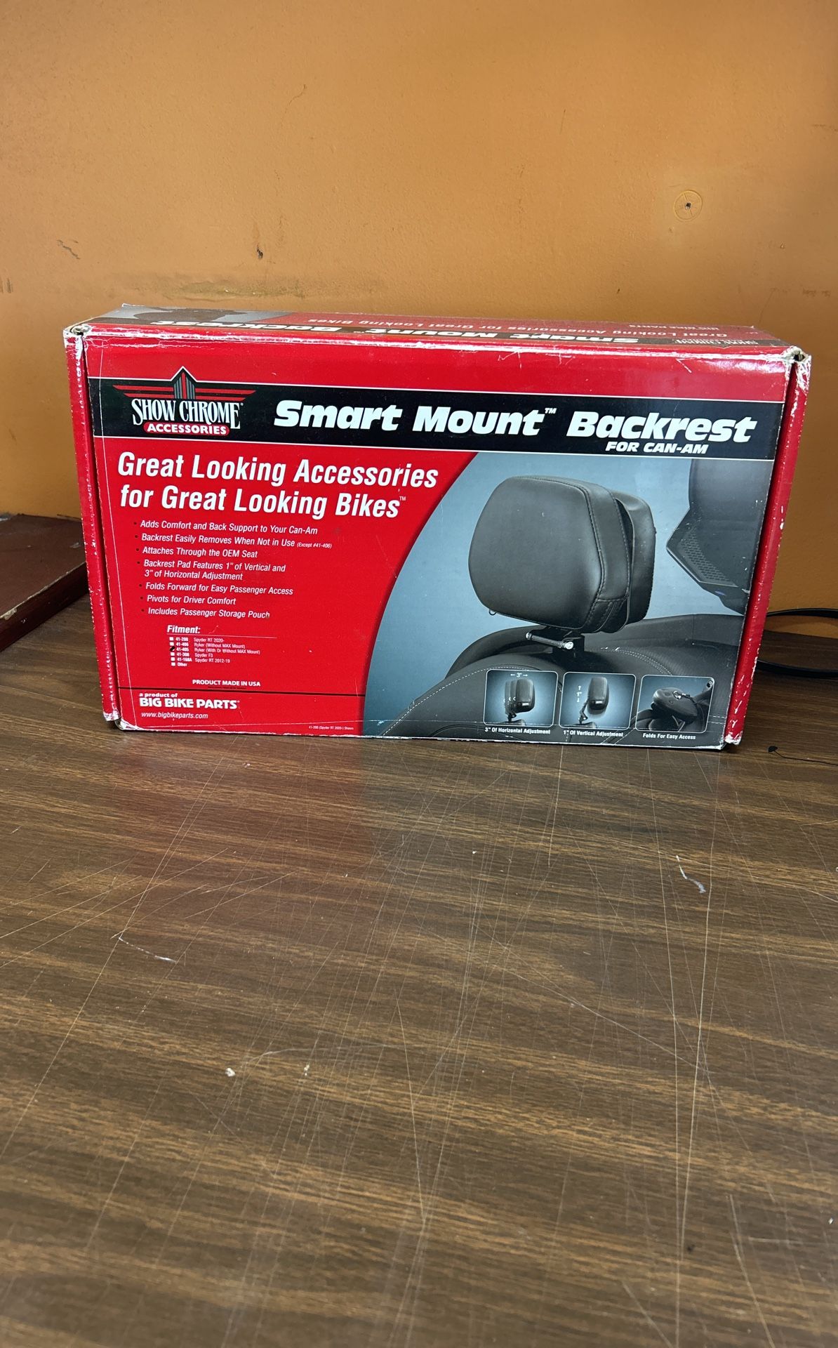 New Smart Mount Backrest For Can Am Ryker