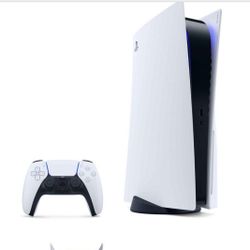 Playstation Five Console, Original Controller And Another Controller Wireless Both Original Games, Including Including A New Fifa25 K another gamgames