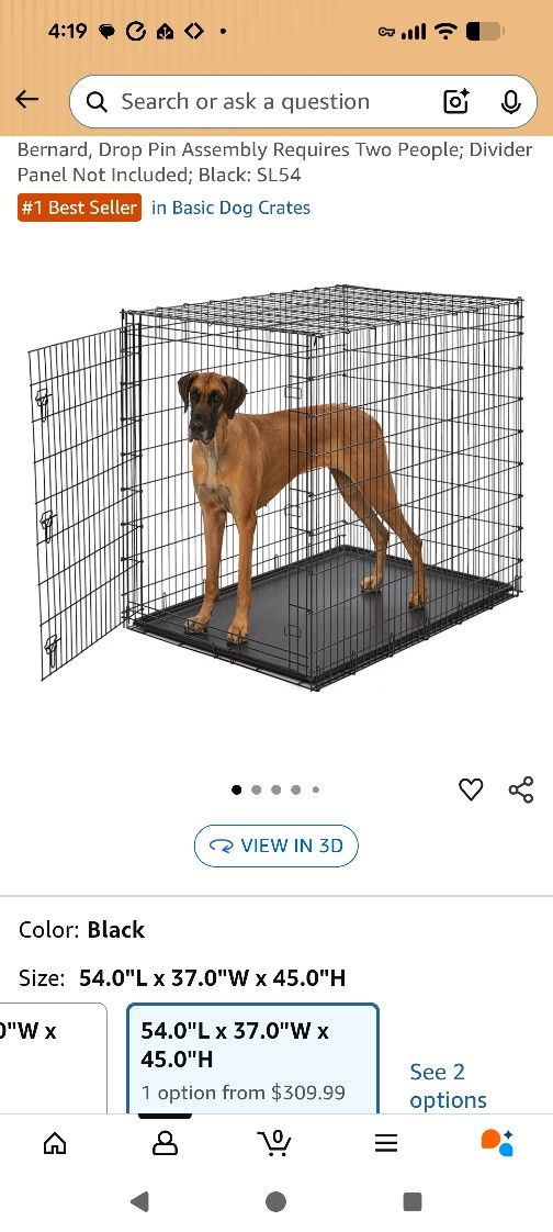XL Dog Crate