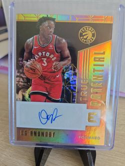 Raptors  OG  Anunoby Rookie  Autograph  Card