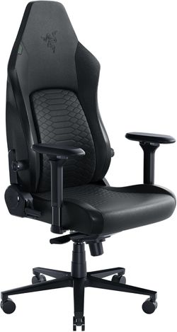 Razer Iskur V2 Gaming Chair – Adaptive Lumbar Support, 4D Armrests, Reclining Black Chair