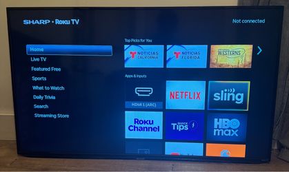 Tv sharp 49 inch