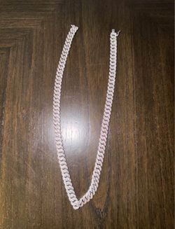 10 carat diamond Cuban link necklace