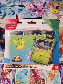 Pokemon 30th Celebration Tech Sticker Collection
