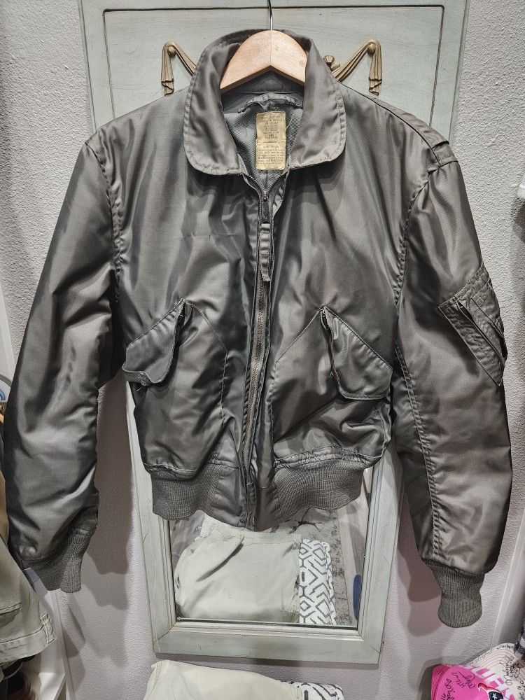 Authentic Bomber Air Force Pilots Jacket - Size Large