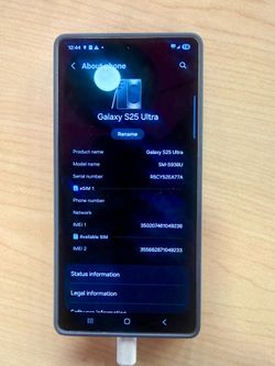 UNLOCKED S25 Ultra 256GB Black MINT condition