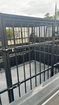 Large dog kennel