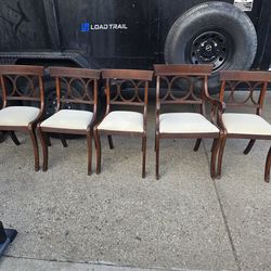 5 chairs