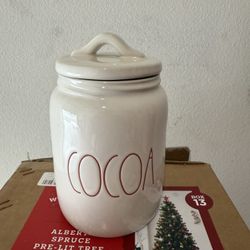 RAE DUNN COCOA CANISTER