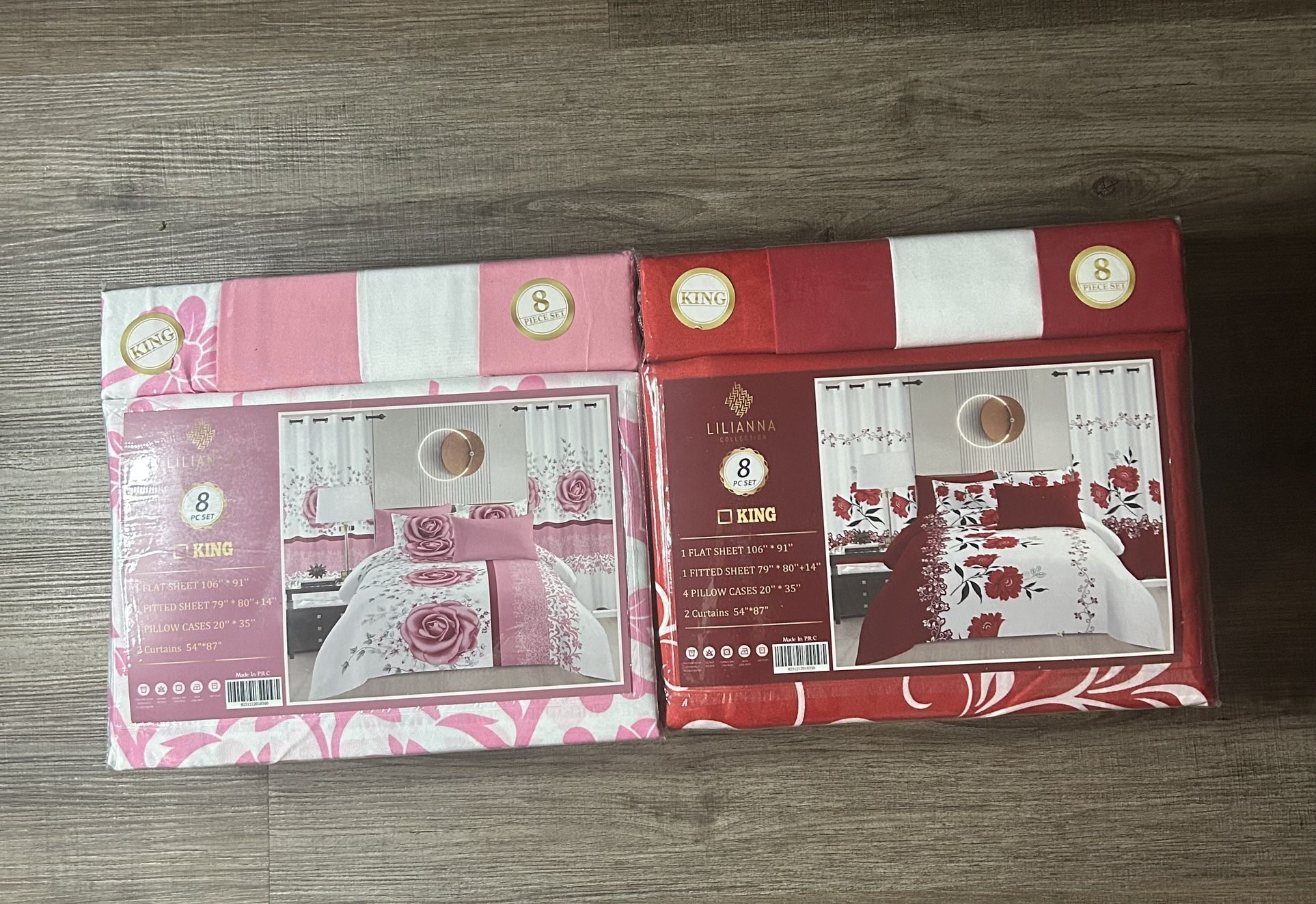 Lilanna Collection 8 Piece, Set King Size