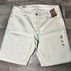 Brand New Levi Classic Bermuda Shorts For Women