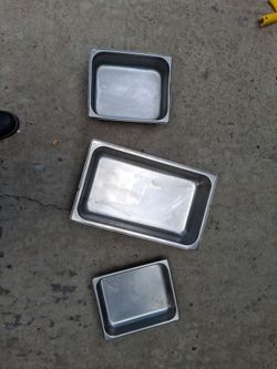 Commercial cooking pans steam pans