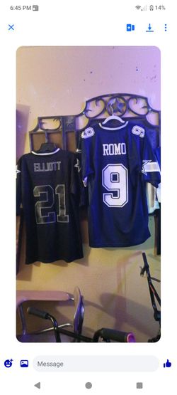 Dallas cowboys jersey Romo jersey and Elliot jersey