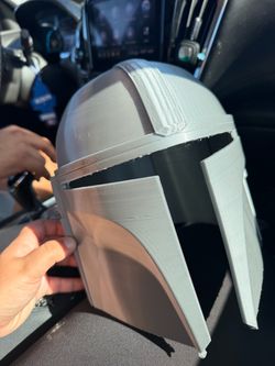 3D Printed Mandalorian helmet