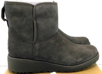 UGG Australia Kristin Suede Sheepskin BOOTS Size Med 1012497