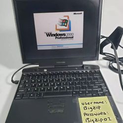 Vintage laptop Toshiba Portege 4010 FOR PARTS 