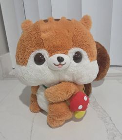 Japanese Fuzzy Tail Squirrel 14" Plush 