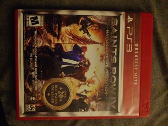PS3 game- Saints Row lV national treasure