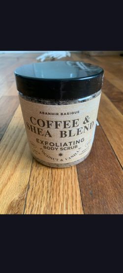 Bath scrub, coffee