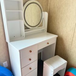 Vanity And Twin Bed Frame