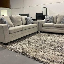 BRAND NEW OYSTER GRAY SOFA AND LOVE SEAT $695 !!
