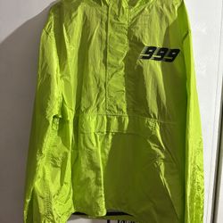 XXL Lime yellow Green juice wrld 999 windbreaker
