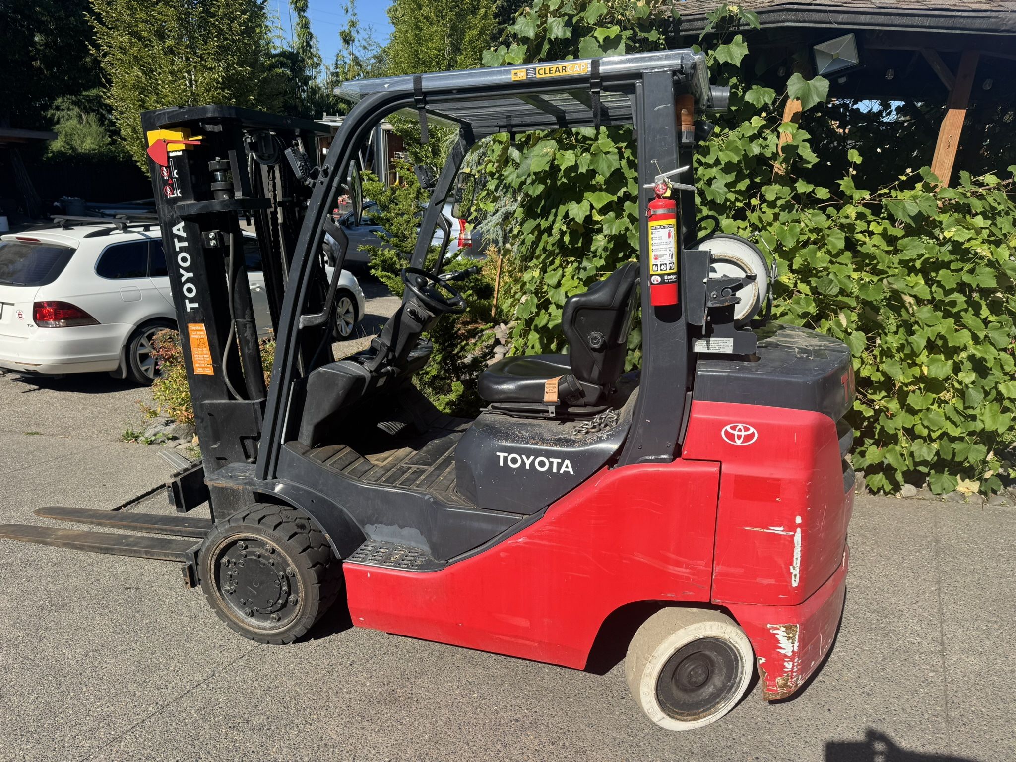 2014 Toyota Forklift – 8,000 lb Lift – $15,000