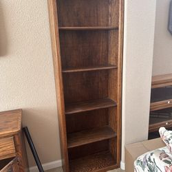 Book shelf solid wood