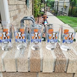 Five Stanley Cup Glasses