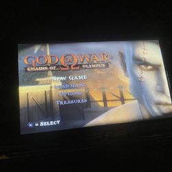 PSP-1001B With God Of War And 1G Memory Card 3.8 Firmware Version