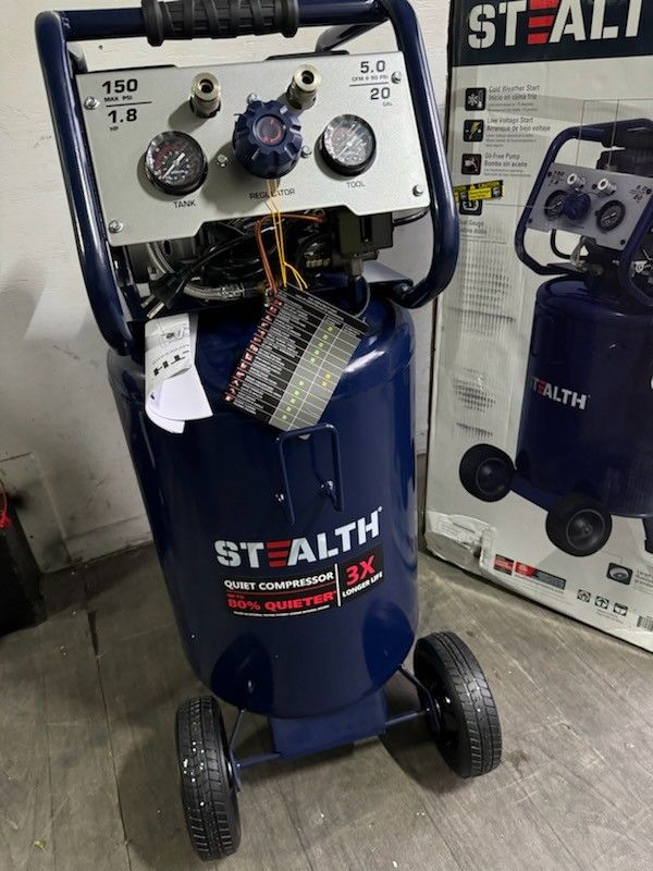 20 Gal. 150 PSI Vertical Electric Quiet Air Compressor
