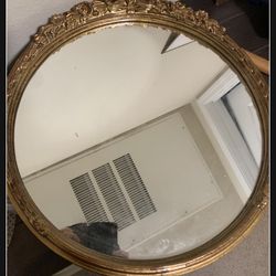 Antique Goden Brown Mirror